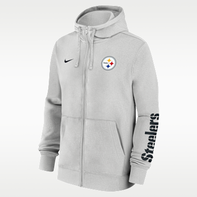 Pittsburgh Steelers Club Men's Nike NFL Full-Zip Hoodie. Nike.com